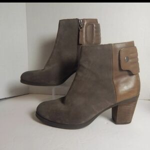 Clarks | Shoes | Clarks Breccan Shine Ankle Boots Aubergine  display picture 1